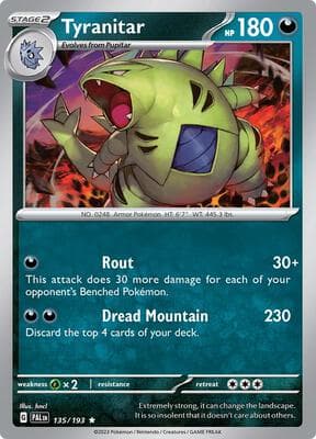 Tyranitar Paldea Evolved #135