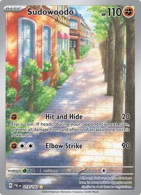 Sudowoodo Paldea Evolved #219