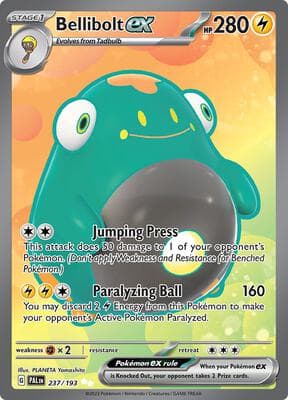 Bellibolt ex Paldea Evolved #237