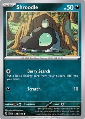 Shroodle Paldea Evolved #144