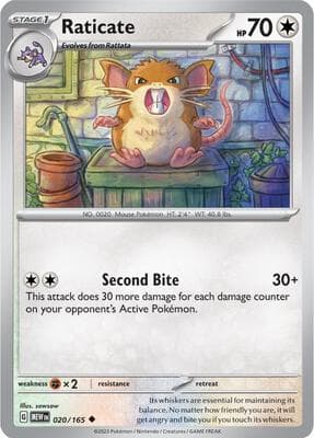 Raticate 151 #20
