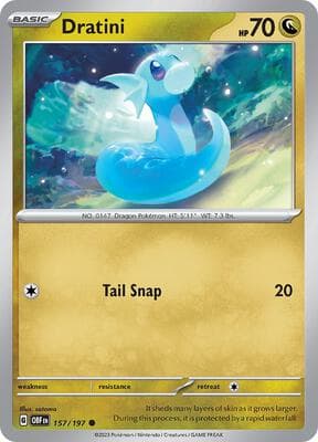 Dratini Obsidian Flames #157
