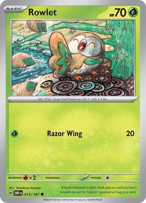 Rowlet Obsidian Flames #13