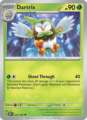 Dartrix Obsidian Flames #14
