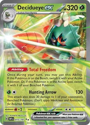 Decidueye ex Obsidian Flames #15