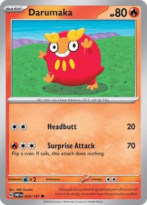 Darumaka Obsidian Flames #34