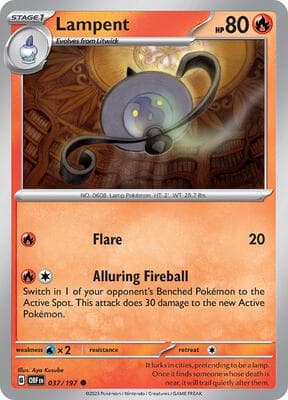 Lampent Obsidian Flames #37