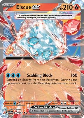 Eiscue ex Obsidian Flames #42