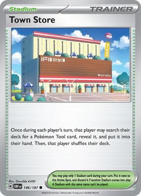 Town Store Obsidian Flames #196