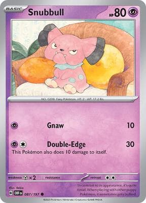 Snubbull Obsidian Flames #87