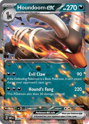 Houndoom ex Obsidian Flames #134