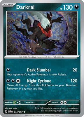 Darkrai Obsidian Flames #136