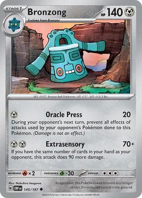 Bronzong Obsidian Flames #145
