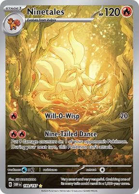 Ninetales -199/197 Obsidian Flames #199