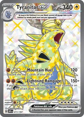 Tyranitar ex Obsidian Flames #211