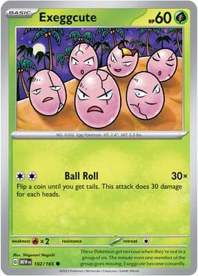 Exeggcute 151 #102