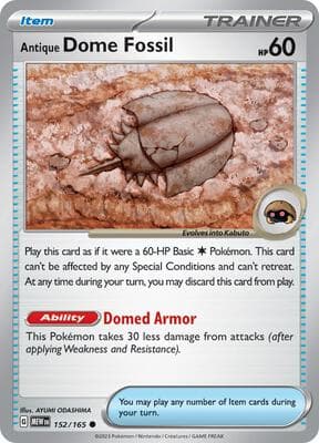Antique Dome Fossil 151 #152