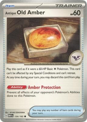 Antique Old Amber 151 #154