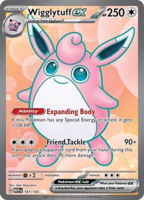 Wigglytuff ex 151 #187