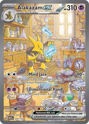 Alakazam ex 151 #201