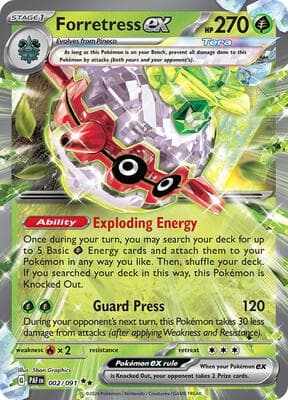 Forretress ex Paldean Fates #2