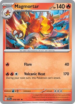 Magmortar Paldean Fates #10