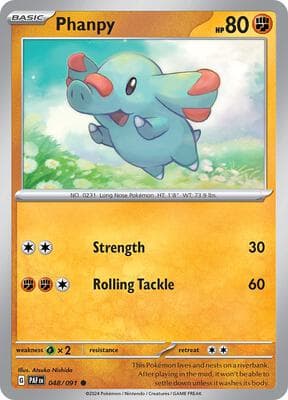 Phanpy Paldean Fates #48