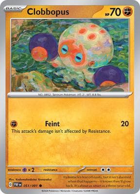 Clobbopus Paldean Fates #51