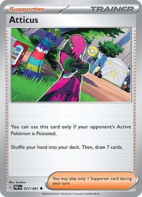 Atticus Paldean Fates #77