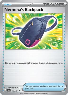 Nemona's Backpack Paldean Fates #83