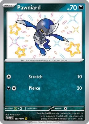 Pawniard Paldean Fates #185