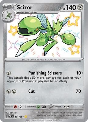 Scizor Paldean Fates #191