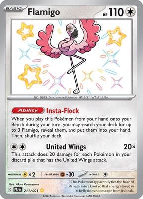 Flamigo Paldean Fates #211