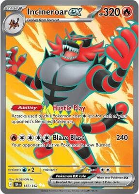 Incineroar ex Temporal Forces #187