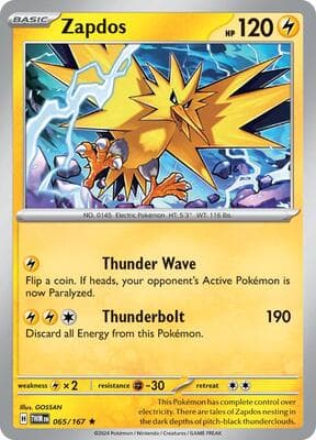 Zapdos Twilight Masquerade #65