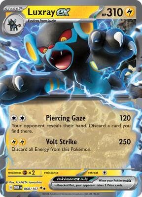Luxray ex Twilight Masquerade #68