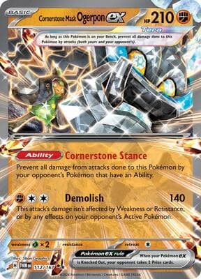 Cornerstone Mask Ogerpon ex Twilight Masquerade #112