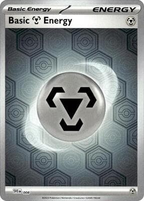 Basic Metal Energy · Reverse Holofoil Shrouded Fable #8
