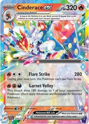 Cinderace ex Stellar Crown #28