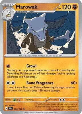 Marowak Stellar Crown #73