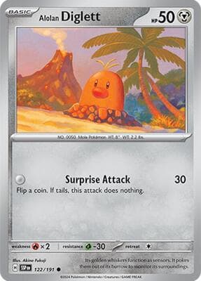 Alolan Diglett Surging Sparks #122