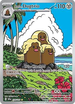 Alolan Dugtrio Surging Sparks #208