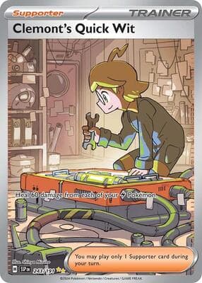 Clemont's Quick Wit Surging Sparks #243