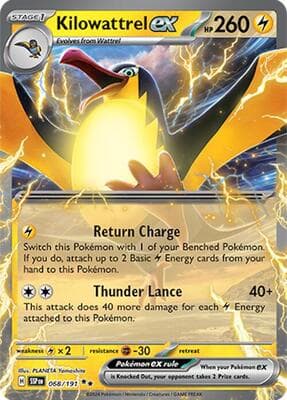 Kilowattrel ex Surging Sparks #68