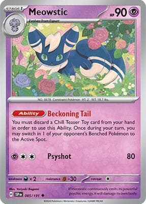 Meowstic Surging Sparks #85
