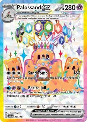Palossand ex Surging Sparks #221