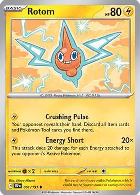 Rotom Surging Sparks #61