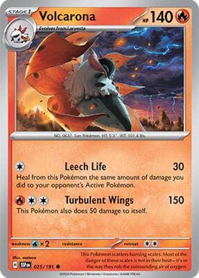 Volcarona Surging Sparks #25