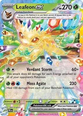 Leafeon ex Prismatic Evolutions #6