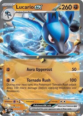 Lucario ex Prismatic Evolutions #51